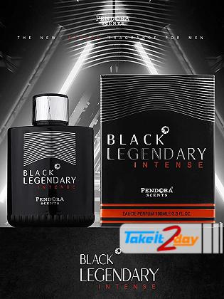 Paris Corner Pendora Scents Black Legendary Intense Perfume For Men 100 ML EDP